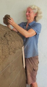 Flip adding material to the kiln roof
