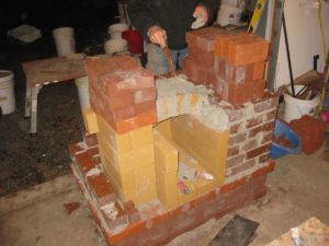 support a 4-brick arch, so it doesn't push the walls apart